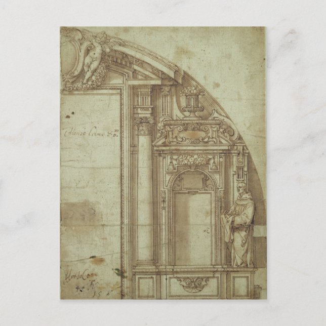 Architectural Study Postcard (Front)