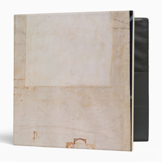 Architectural Study with Notes Binder (Front/Inside)