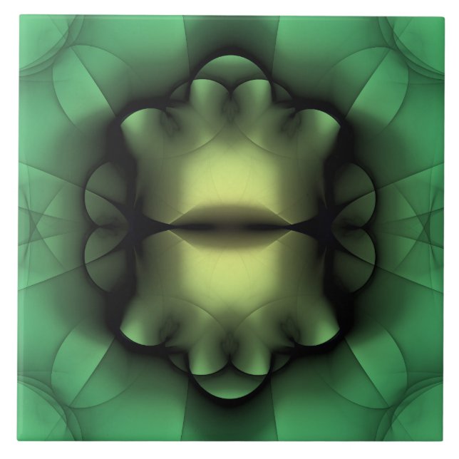 Architectural symmetric decoration tile (Front)