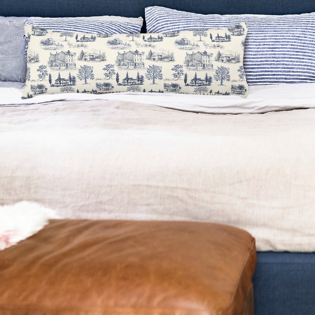 Architectural Toile Body Pillow (Creator Uploaded)