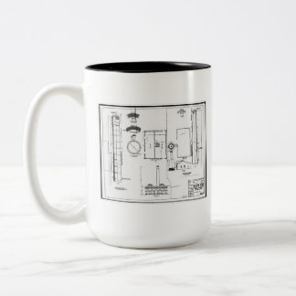 Architectural: U.S. Naval Air Station Two-Tone Coffee Mug