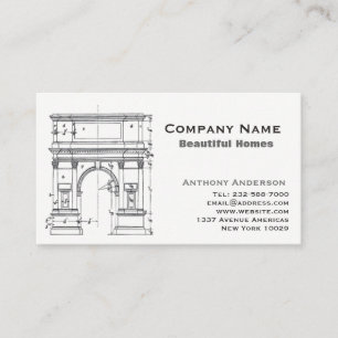 Architecture and construcction business card