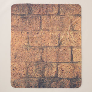 Architecture bricks wall stoneworks sherpa blanket