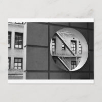 Architecture Circle & Lines Black and White Photo