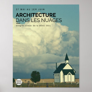Architecture dans les nuages poster