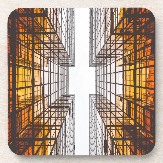 architecture facade buildings windows coaster (Front)