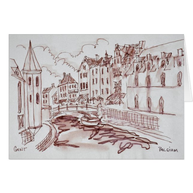 Architecture flamande| Gand, Belgique (Devant horizontal)