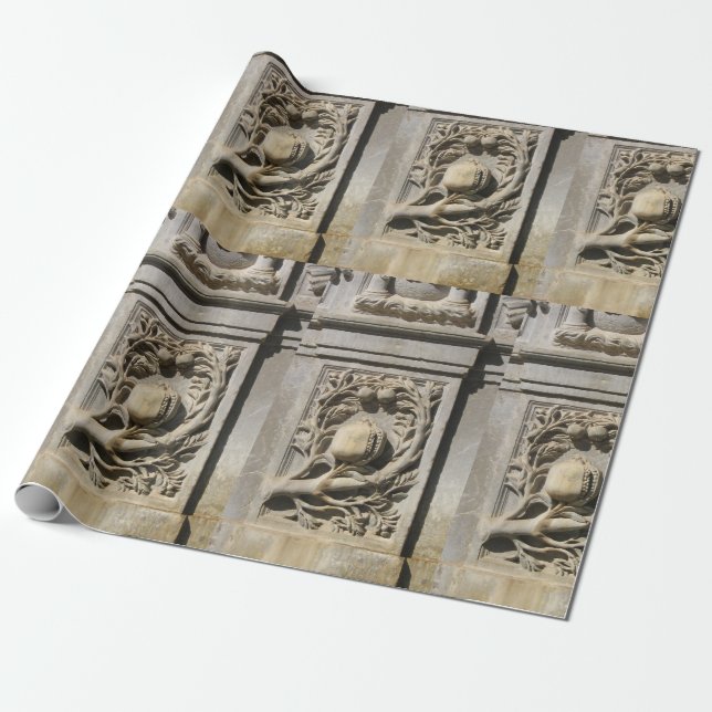 Architecture Granada Matte Wrapping Paper, Wrapping Paper (Unrolled)
