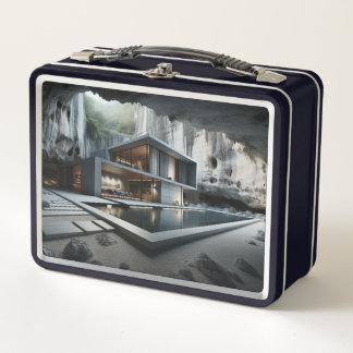 Architecture Homes Metal Lunch Box