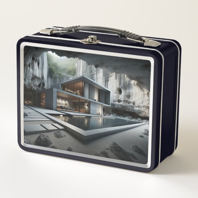 Architecture Homes Metal Lunch Box (Front)