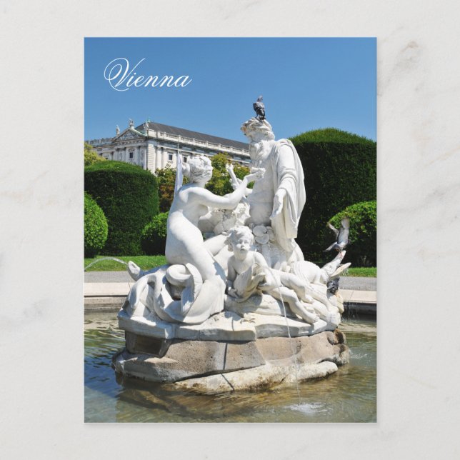 Architecture in Vienna, Austria Postcard (Front)