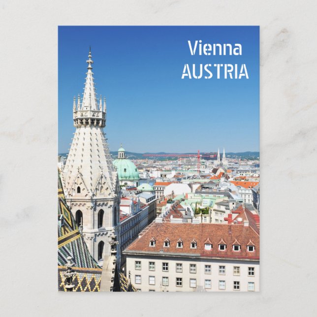 Architecture in Vienna, Austria Postcard (Front)