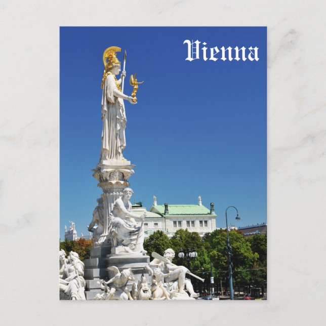 Architecture in Vienna, Austria Postcard (Front)