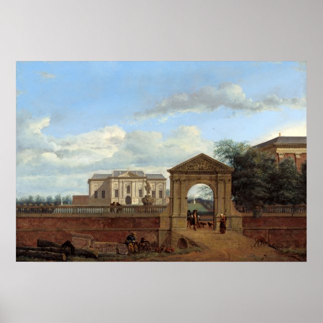 Architecture - Jan van der Heyden Poster d'Art (Devant)