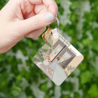 Architecture lover, Star House of Xavier Salas Keychain