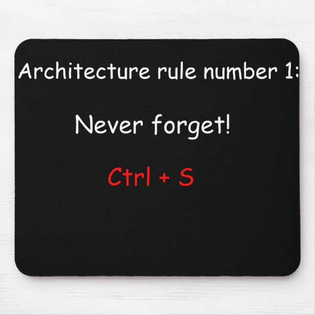 Architecture Mmousepad Mouse Pad (Front)