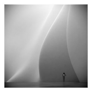 Architecture moderne en noir et blanc photo