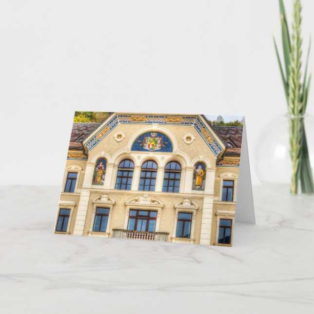 Architecture of Liechtenstein  Card (Front)