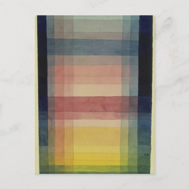 Architecture of the Plain by Paul Klee Postcard (Front)