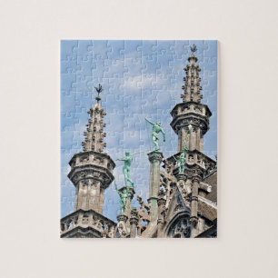 architecture on Grand Place in Brussels, Belgium Jigsaw Puzzle
