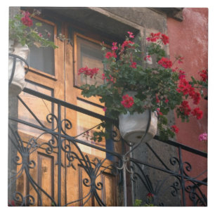 Architecture on the streets of San Miguel de Tile