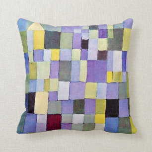 Architecture, Paul Klee Throw Pillow