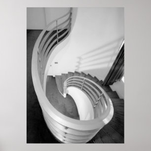 Architecture Photo - Elliptical Stair Hall Poster