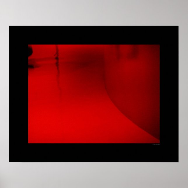 Architecture - Red Hallway Poster (Front)