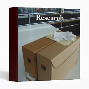 Archive Boxes Research Binder