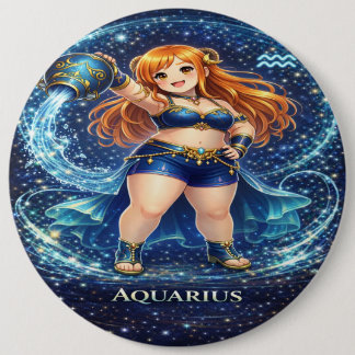  Archive Galaxy: Aquarius Beta Bearer 6 Inch Round Button