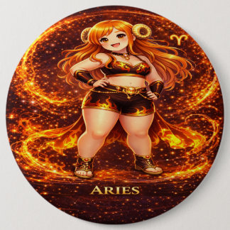 Archive Galaxy: Aries Phoenix 6 Inch Round Button
