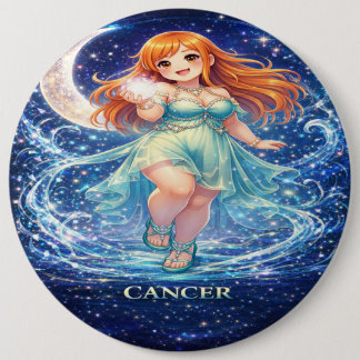 Archive Galaxy: Cancer Moon Guardian 6 Inch Round Button