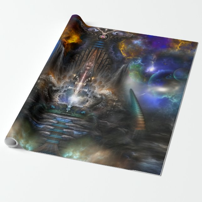 Archive Portal Wrapping Paper (Unrolled)