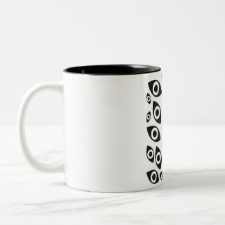 Archivist Eye Of The Void Pattern Two-Tone Coffee Mug