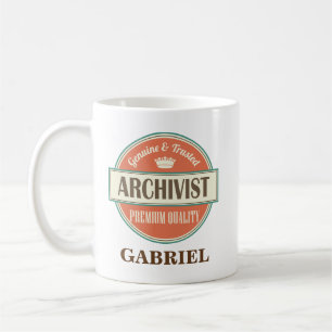 Archivist Personalized Office Mug Gift