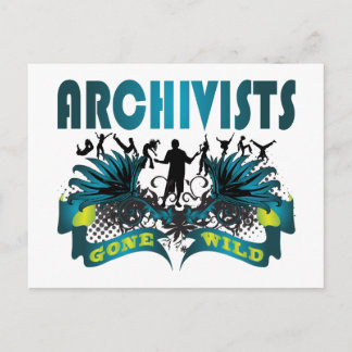 Archivists Gone Wild Postcard