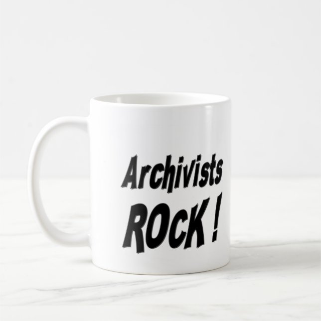 Archivists Rock! Mug (Left)