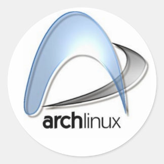 archlinux classic round sticker