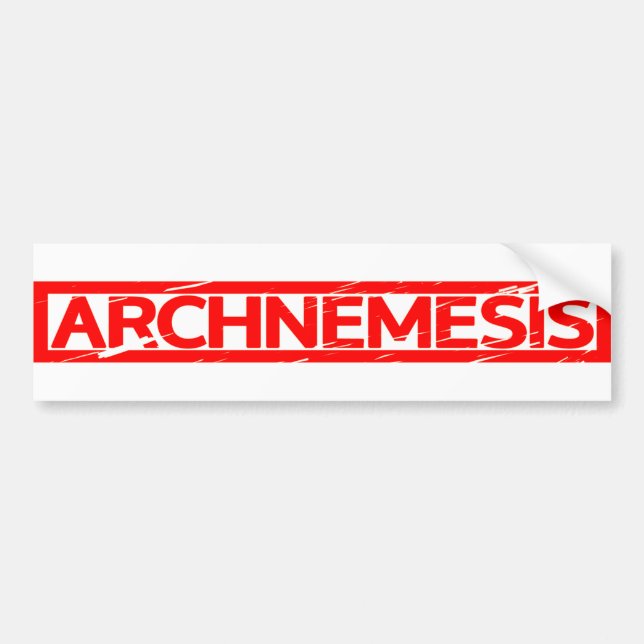 Archnemesis Stamp Bumper Sticker (Front)