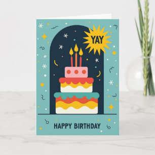 Archway Cake Birthday Card