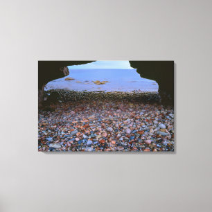 Archway Leads To Seascape Canvas Print