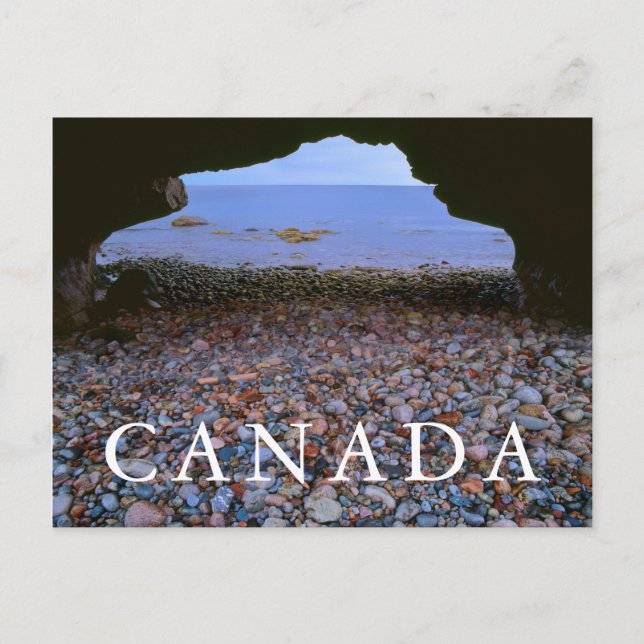 Archway Leads To Seascape Postcard (Front)