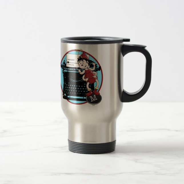 Archy Loves Mehitabel Travel Mug (Right)