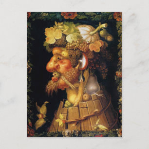 Arcimboldo Autumn Postcard