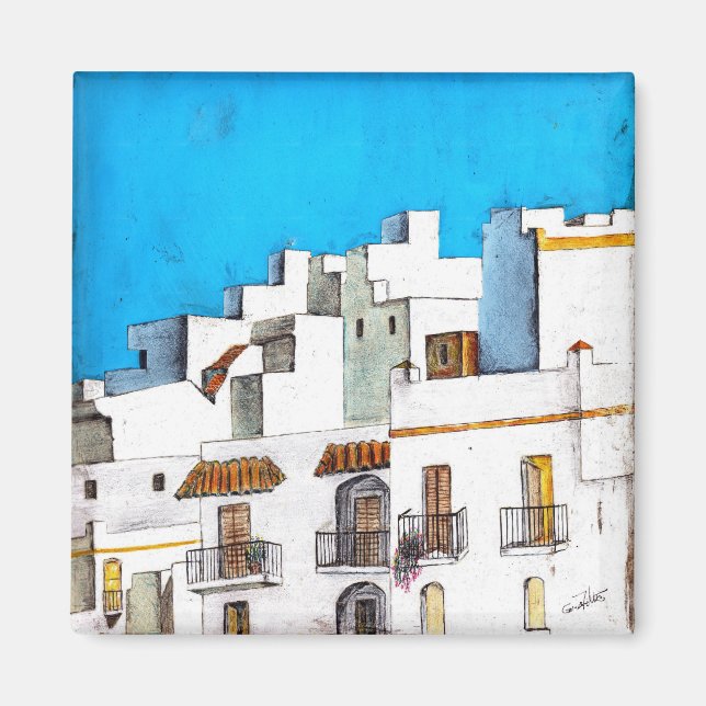 Arcos de la Frontera Spain Magnet (Front)