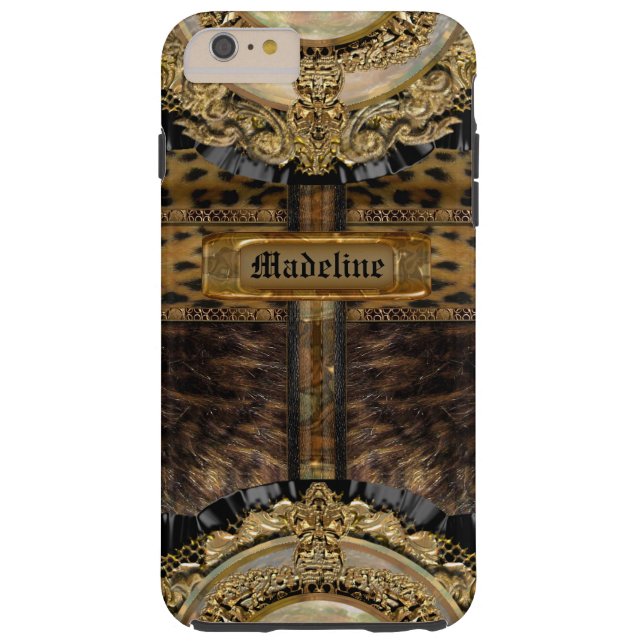 Arcos Leopard Monogram 6/6s Plus Case-Mate iPhone Case (Back)
