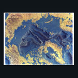 " Arctic: 1971 The Arctic OCEAN FLOOR map ... Poster<br><div class="desc">This distinctive physical map of the Arctic Ocean floor appeared in the October 1971 issue of National Geographic as a supplement to the map of the Arctic. The detail of such submarine terrain as continental shelves, abyssal plains, ridges, and fracture zones is stunning. A true work of art, and a...</div>