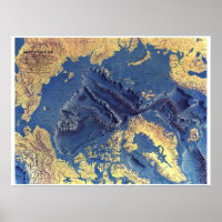 " Arctic: 1971 The Arctic OCEAN FLOOR map ...