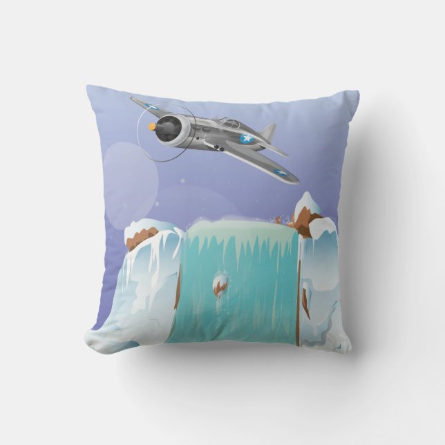 Arctic Adventure Throw Pillow (Front)