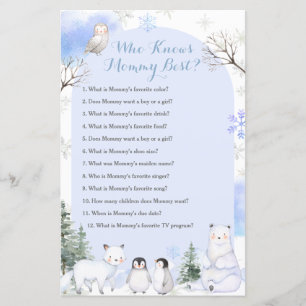 ARCTIC ANIMAL Snowflakes Who Know Mommy Best